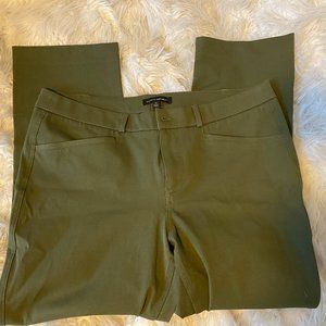 Banana Republic - Olive Green Slim Straight Work Pants